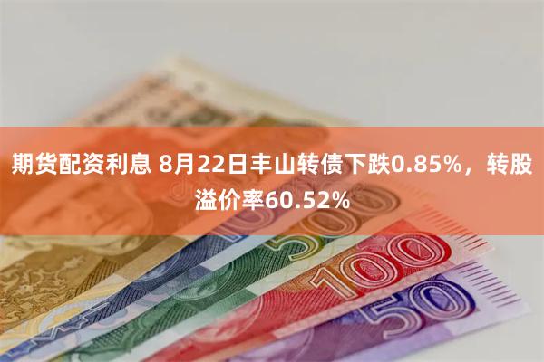 期货配资利息 8月22日丰山转债下跌0.85%，转股溢价率60.52%