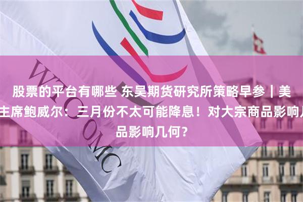 股票的平台有哪些 东吴期货研究所策略早参｜美联储主席鲍威尔：三月份不太可能降息！对大宗商品影响几何？